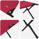 Foldende Camping Seng 2 pcs Rød 193 x 69 x 45 cm Oxford stof - xlshop.dk
