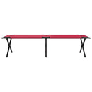 Foldende Camping Seng 2 pcs Rød 193 x 69 x 45 cm Oxford stof - xlshop.dk