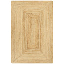 håndlavet tæppe jute 120 x 180 cm naturfarvet - xlshop.dk
