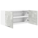 Hængeskab Beton Grå 80 x 31 x 40 cm Konstrueret træ - xlshop.dk