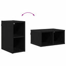 Hængeskab Sort eg 20 x 29,5 x 40 cm Konstrueret træ - xlshop.dk