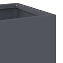 Hævet haveplante Antracit 100 x 26 x 82 cm Stål - xlshop.dk