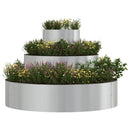 Have Blomsterkrukke Sølv 90 x 90 x 20 cm Galvaniseret stål - xlshop.dk