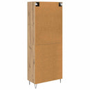 Highboard Artisan Egetræ 69,5 x 34 x 180 cm Konstrueret træ - xlshop.dk