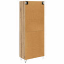 Highboard Artisan Egetræ 69,5 x 34 x 180 cm Konstrueret træ - xlshop.dk
