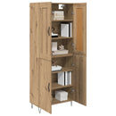 Highboard Artisan Egetræ 69,5 x 34 x 180 cm Konstrueret træ - xlshop.dk