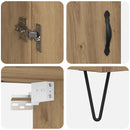 Highboard Artisan Egetræ 69,5 x 34 x 180 cm Konstrueret træ - xlshop.dk