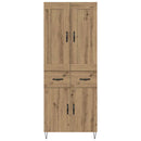 Highboard Artisan Egetræ 69,5 x 34 x 180 cm Konstrueret træ - xlshop.dk