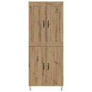 Highboard Artisan Egetræ 69,5 x 34 x 180 cm Konstrueret træ - xlshop.dk