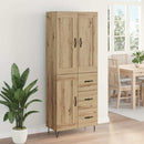 Highboard Artisan Egetræ 69,5 x 34 x 180 cm Konstrueret træ - xlshop.dk