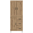 Highboard Artisan Egetræ 69,5 x 34 x 180 cm Konstrueret træ - xlshop.dk