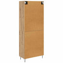 Highboard Artisan Egetræ 69,5 x 34 x 180 cm Konstrueret træ - xlshop.dk