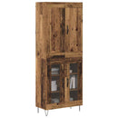 Highboard Gammelt træ 69,5 x 34 x 180 cm Konstrueret træ - xlshop.dk