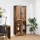 Highboard Gammelt træ 69,5 x 34 x 180 cm Konstrueret træ - xlshop.dk