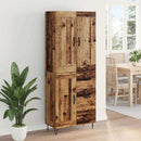 Highboard Gammelt træ 69,5 x 34 x 180 cm Konstrueret træ - xlshop.dk