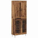 Highboard Gammelt træ 69,5 x 34 x 180 cm Konstrueret træ - xlshop.dk