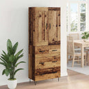 Highboard Gammelt træ 69,5 x 34 x 180 cm Konstrueret træ - xlshop.dk