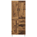 Highboard Gammelt træ 69,5 x 34 x 180 cm Konstrueret træ - xlshop.dk