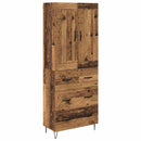 Highboard Gammelt træ 69,5 x 34 x 180 cm Konstrueret træ - xlshop.dk