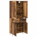 Highboard Gammelt træ 69,5 x 34 x 180 cm Konstrueret træ - xlshop.dk