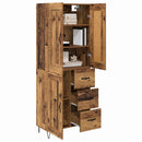 Highboard Gammelt træ 69,5 x 34 x 180 cm Konstrueret træ - xlshop.dk