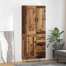 Highboard Gammelt træ 69,5 x 34 x 180 cm Konstrueret træ - xlshop.dk