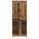Highboard Gammelt træ 69,5 x 34 x 180 cm Konstrueret træ - xlshop.dk
