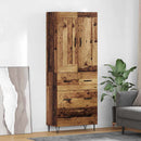 Highboard Gammelt træ 69,5 x 34 x 180 cm Konstrueret træ - xlshop.dk