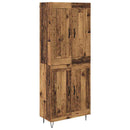 Highboard Gammelt træ 69,5 x 34 x 180 cm Konstrueret træ - xlshop.dk