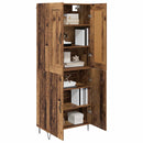 Highboard Gammelt træ 69,5 x 34 x 180 cm Konstrueret træ - xlshop.dk