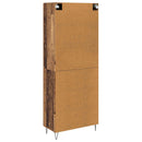 Highboard Gammelt træ 69,5 x 34 x 180 cm Konstrueret træ - xlshop.dk