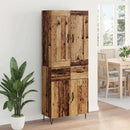 Highboard Gammelt træ 69,5 x 34 x 180 cm Konstrueret træ - xlshop.dk