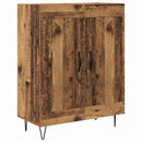 Highboard Gammelt træ 69,5 x 34 x 180 cm Konstrueret træ - xlshop.dk