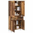 Highboard Gammelt træ 69,5 x 34 x 180 cm Konstrueret træ - xlshop.dk