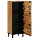 Highboard med hylde Brun 40 x 33,5 x 110 cm Massivt mangotræ - xlshop.dk