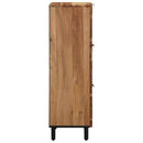 Highboard med hylde Brun 40 x 33,5 x 110 cm Massivt mangotræ - xlshop.dk