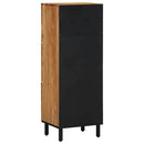 Highboard med hylde Brun 40 x 33,5 x 110 cm Massivt mangotræ - xlshop.dk