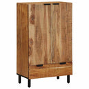 Highboard med skuffe Brun 60 x 33 x 100 cm Massivt mangotræ - xlshop.dk
