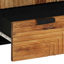 Highboard med skuffe Brun 60 x 33 x 100 cm Massivt mangotræ - xlshop.dk