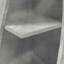 Hjørneskab 32x32x140cm Konstrueret træ Beton Grå - xlshop.dk