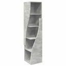 Hjørneskab 32x32x140cm Konstrueret træ Beton Grå - xlshop.dk