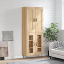 højskab 69,5x34x180 cm konstrueret træ sonoma-eg - xlshop.dk