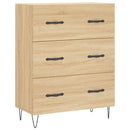 højskab 69,5x34x180 cm konstrueret træ sonoma-eg - xlshop.dk