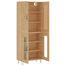 højskab 69,5x34x180 cm konstrueret træ sonoma-eg - xlshop.dk