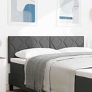 Hovedgærde Mørkegrå 144 cm Stof - xlshop.dk