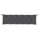 hynde til havebænk 180x50x7 cm oxfordstof antracitgrå - xlshop.dk