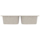Køkkenvask Beige 76 x 48 x 30 cm Kvarts og Harpiks
