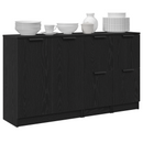 Sideboard 3 pcs Sort eg Konstrueret træ