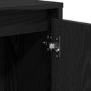 Sideboard Sort 102 x 29.5 x 75 cm Konstrueret træ