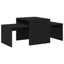 Indskudsborde Sort eg 100 x 48 x 40 cm Konstrueret træ